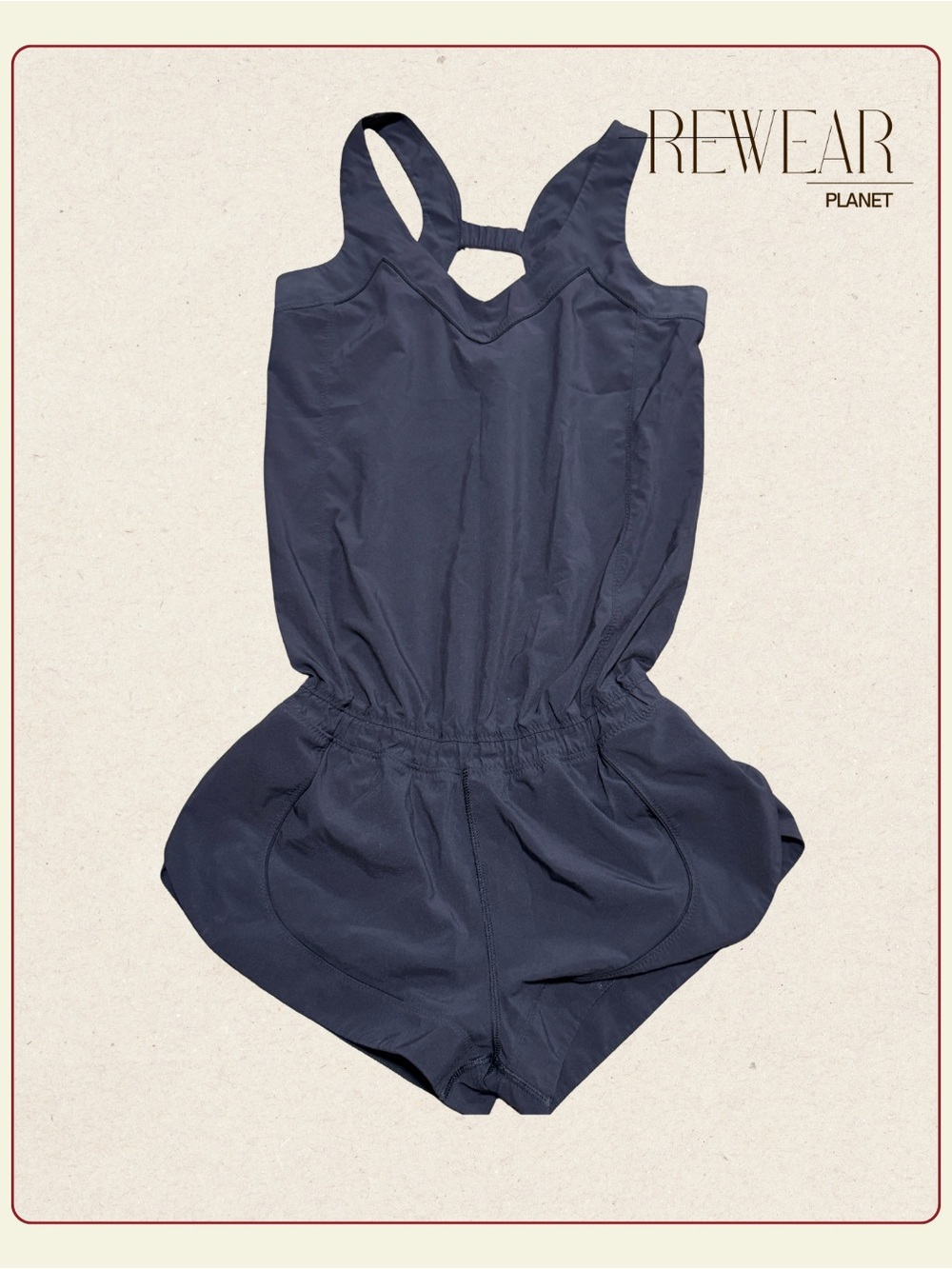 Lululemon Women’s Athletic Romper One-Piece Shorts Jumpsuit Gray Size Small